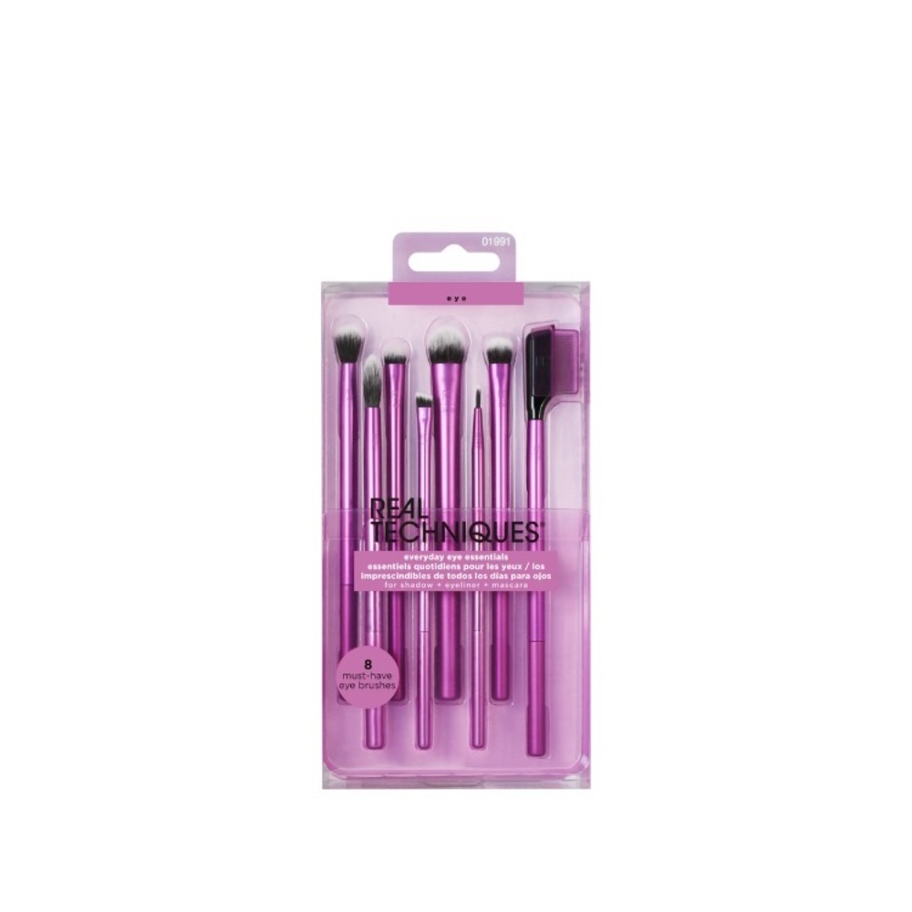 Real Techniques Makeup Brush Set Everyday Eye Essentials